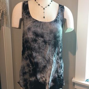 Tie dye tank blouse